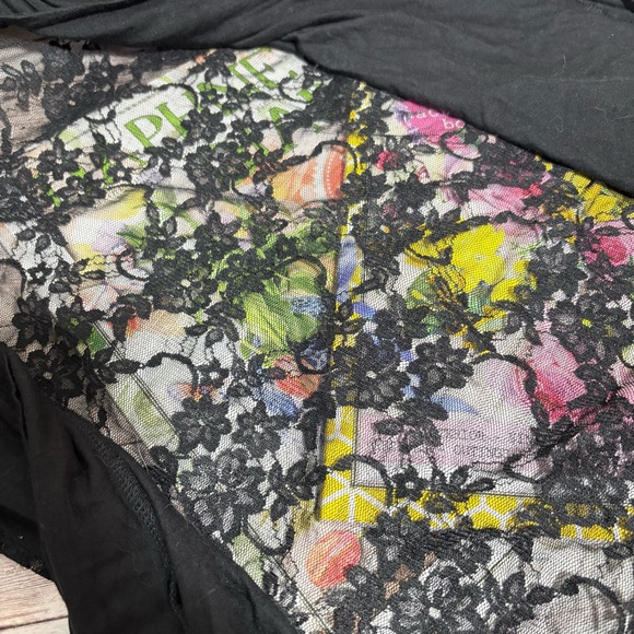 Zenana Outfitters Black Open Front Lace Back Vest Women’s Sz.M Witchy Whimsigoth - Picture 5 of 7